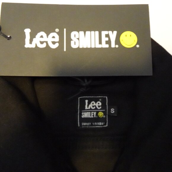 Lee Smiley Patch Demin Jacket VF Limited Collaboration Men's Size S Black - Picture 5 of 8